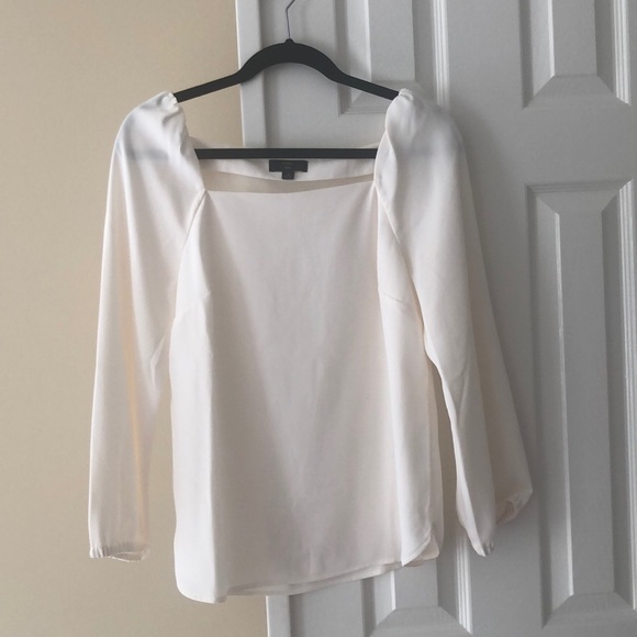 J. Crew Tops - J. Crew square neck blouse in 365 crepe J. Crew Tops - J. Crew square neck blouse in 365 crepe